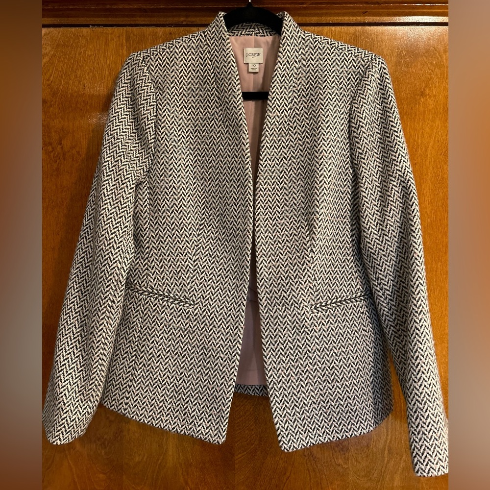 Size 10 J.Crew Tweed Blazer
